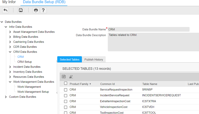 New data bundles in Data Bundle Setup