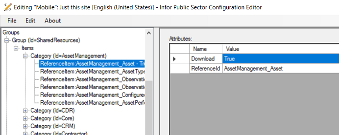 Downloading assets as shared resources