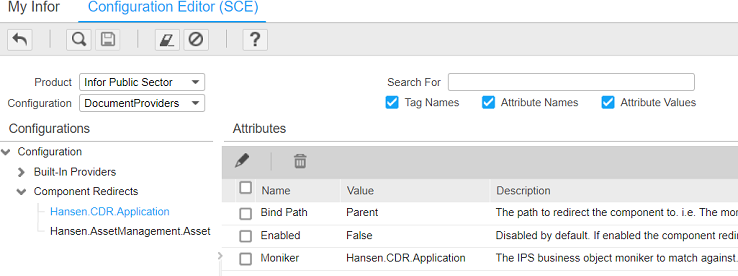 Component redirects