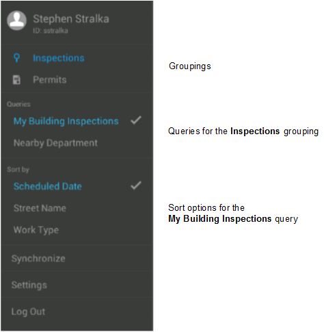 mobile menu example