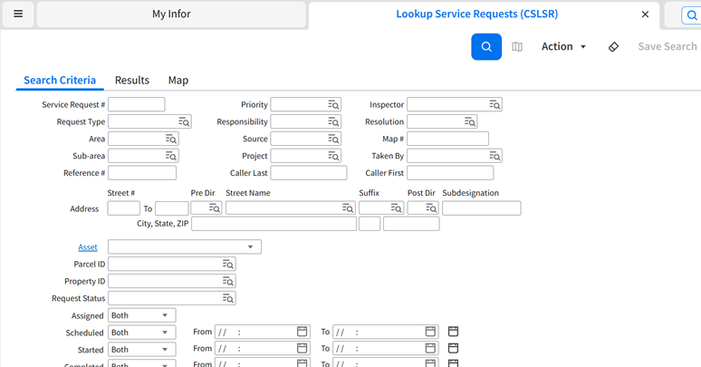 Classic (non-responsive) lookup