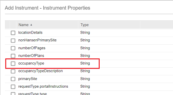 Specifying the condition