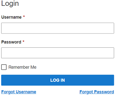 Login fields in Login widget