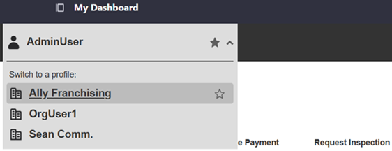 Profile switcher