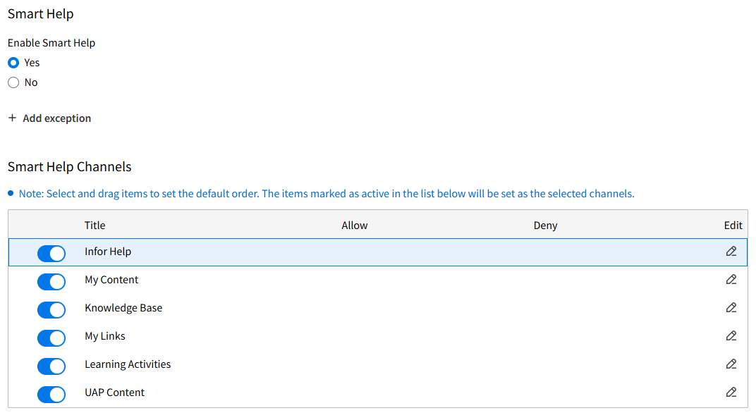 Smart Help Settings in 2025.04