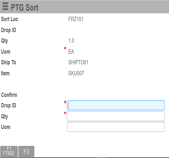 PTG Sort 3